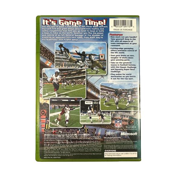 NFL Fever 2003 (Microsoft Xbox, 2002) Complete - Picture 6 of 6